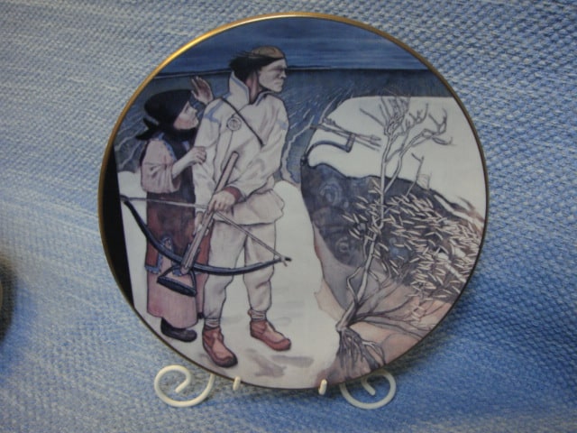 Kalevala seinälautaset  nro 1-6  