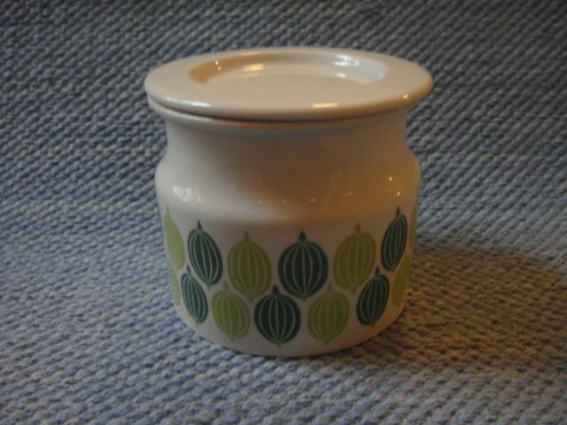 Arabia Pomona purkki 0,45 l Karviaismarja.