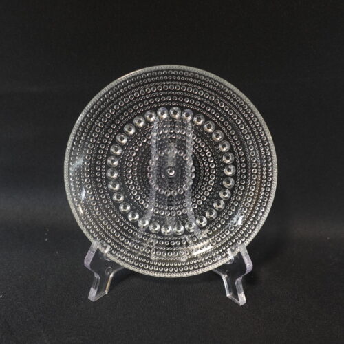 Nuutajärven lasi Kastehelmi lautanen 140 mm kirkas.