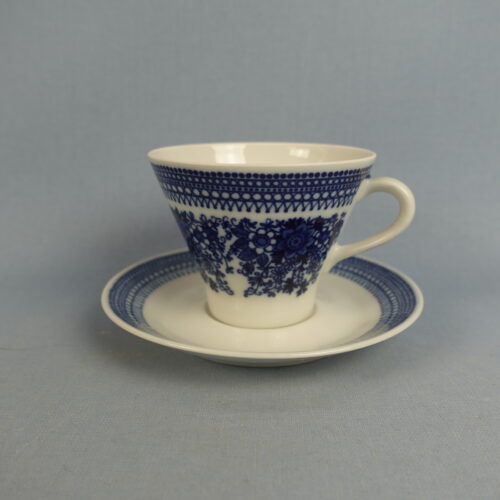 Arabia Elisabet kahvikuppi sininen.