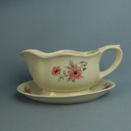 Arabia "Unikko" kastikekaadin vaaleanpunainen AS-malli.