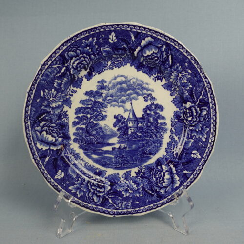 Arabia Maisema lautanen 17 cm sininen piippuleima.