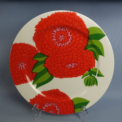 Iittala / Marimekko Primavera tarjoilulautanen mansikanpunainen.