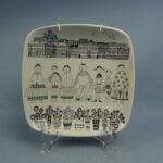 Arabia Kauppatori koristelautanen 15x15 cm.