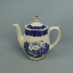 Arabia Maisema kahvikannu sininen.