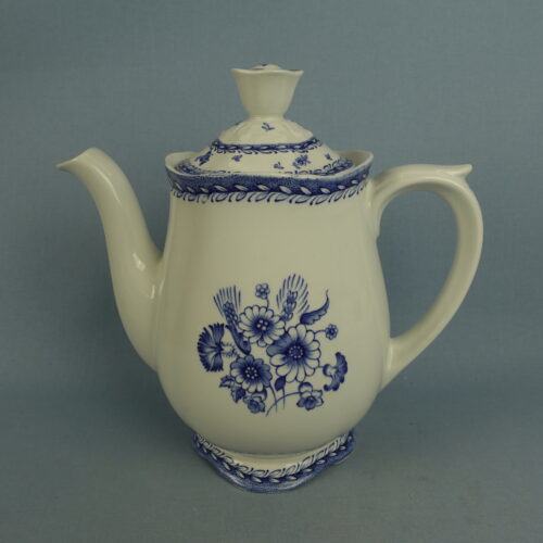 Arabia Suomen kukka kahvikannu sininen .