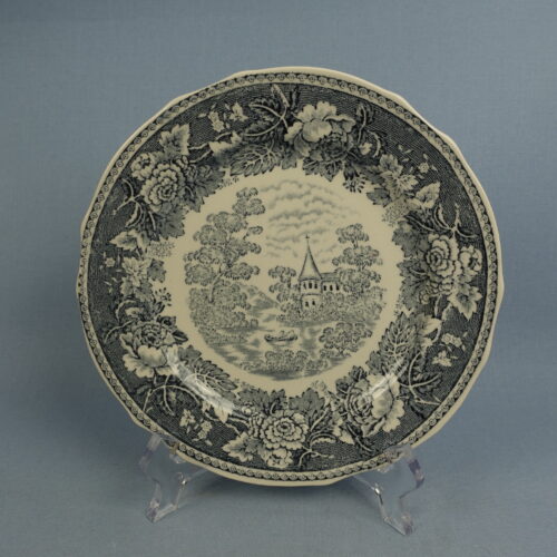 Arabia Maisema lautanen 17 cm siniharmaa.