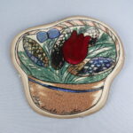 Arabia Tulppaanikori seinälaatta HLS.