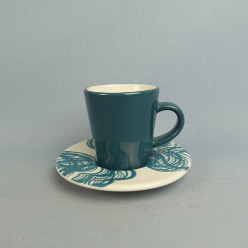 Iittala Aika Graphics espressokuppi sininen.