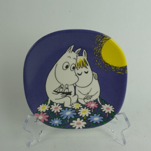 Arabia Kuutamo muumi seinälautanen 12 cm Tove Jansson.