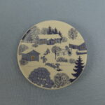 Arabia Jouluaskareet jouluseinälautanen 12 cm.
