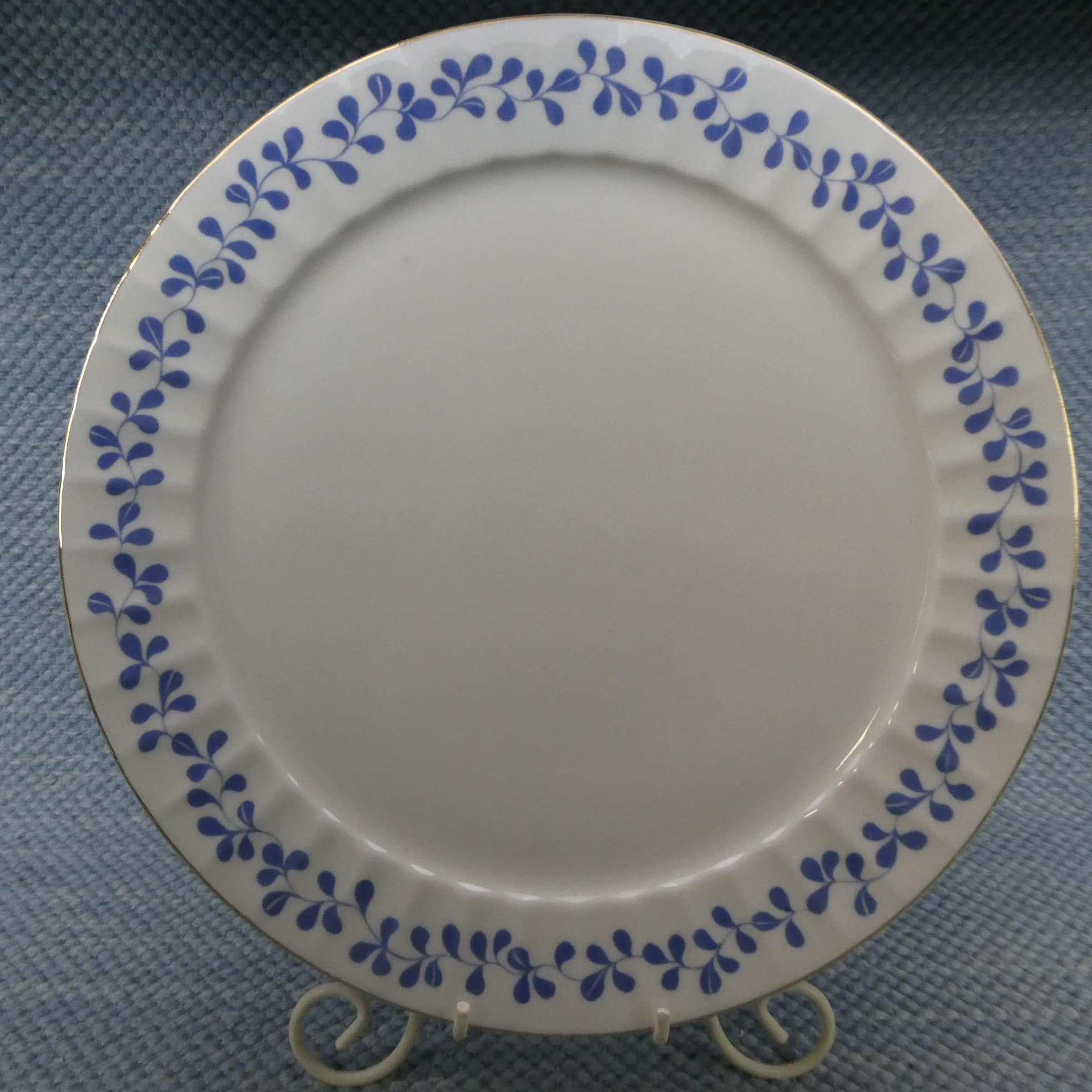 Arabia Vanamo tarjoilulautanen sininen 26 cm