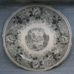 Arabia Maisema tarjoiluvati mustanharmaa