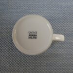 Arabia Raita muki, sinivihreä, Teema-malli.