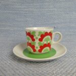 Arabia Unkari kahvikuppi BR-malli 70-luku.