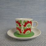 Arabia Unkari kahvikuppi BR-malli 70-luku.