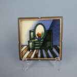 Arabia Piironki seinälaatta 12x12 cm Heljä Liukko-Sundström.