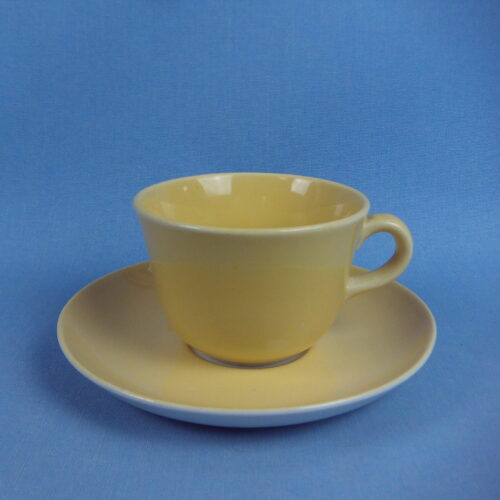 Arabia Maija kahvikuppi keltainen.