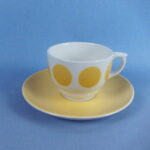 Arabia Molla kahvikuppi keltainen.