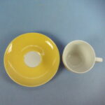 Arabia Molla kahvikuppi keltainen.