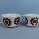 Arabia Miranda sokerikko ja kermakko ruskea.