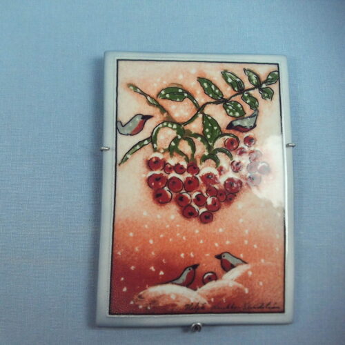 Arabia Lumihiutaleita hiljalleen seinälaatta 16x11 cm HLS.