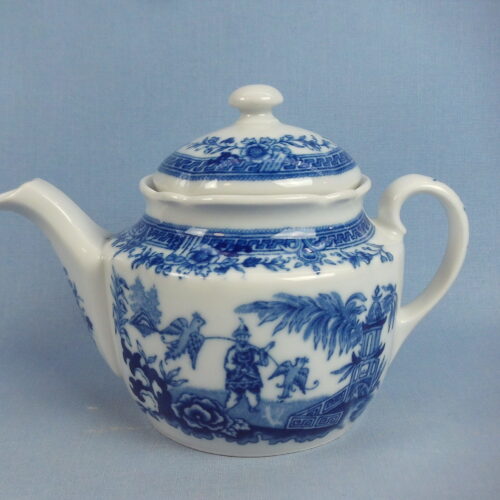 Arabia Singapore teekannu sininen.