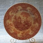Arabia Canton lautanen 23 cm punainen