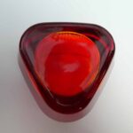Iittala Tris kynttilälyhty punainen