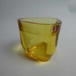 Iittala Tris kynttilälyhty keltainen