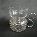 Iittala Tsaikka lasi23 cl teräspidikkeellä