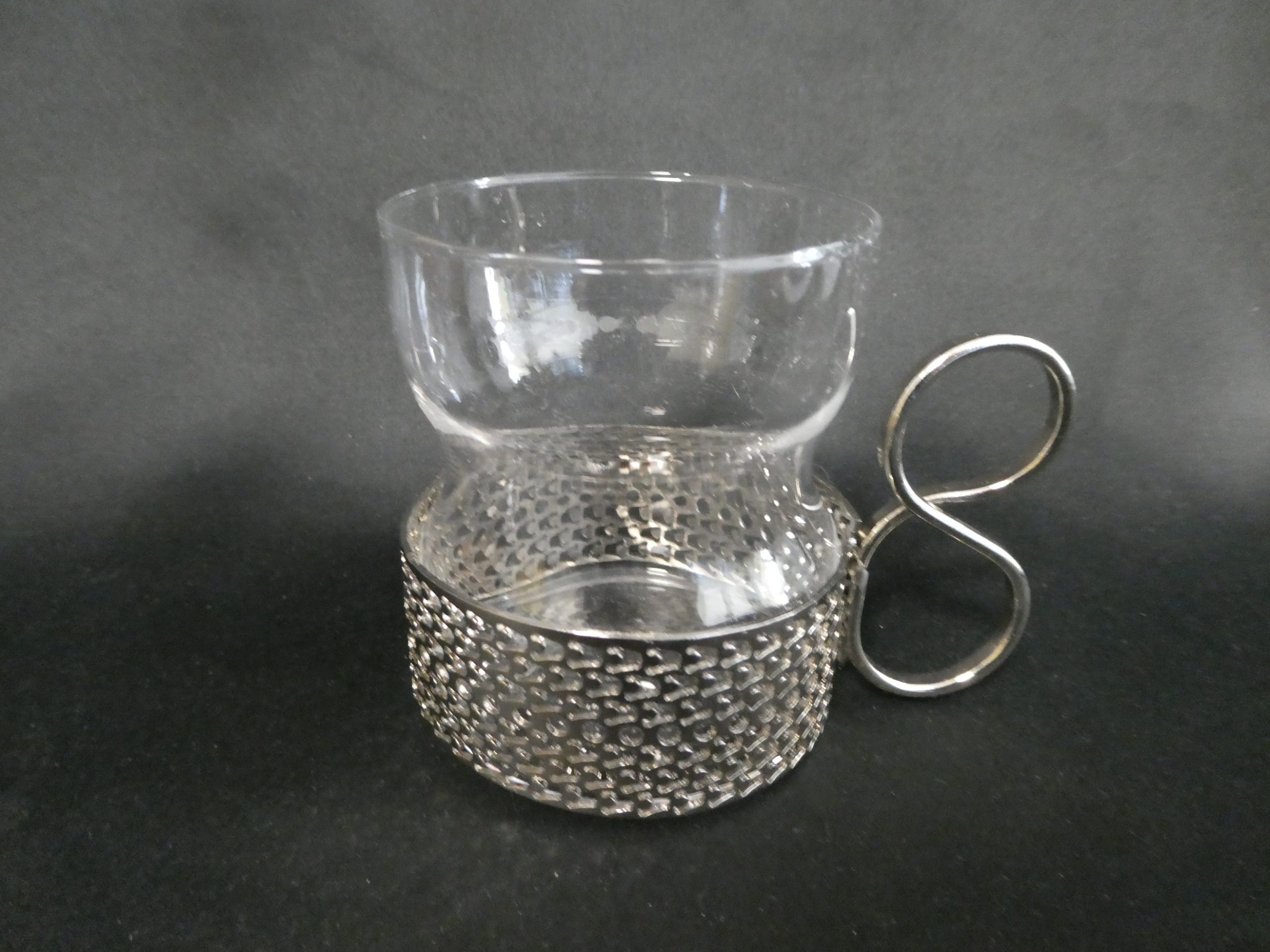 Iittala Tsaikka lasi23 cl teräspidikkeellä