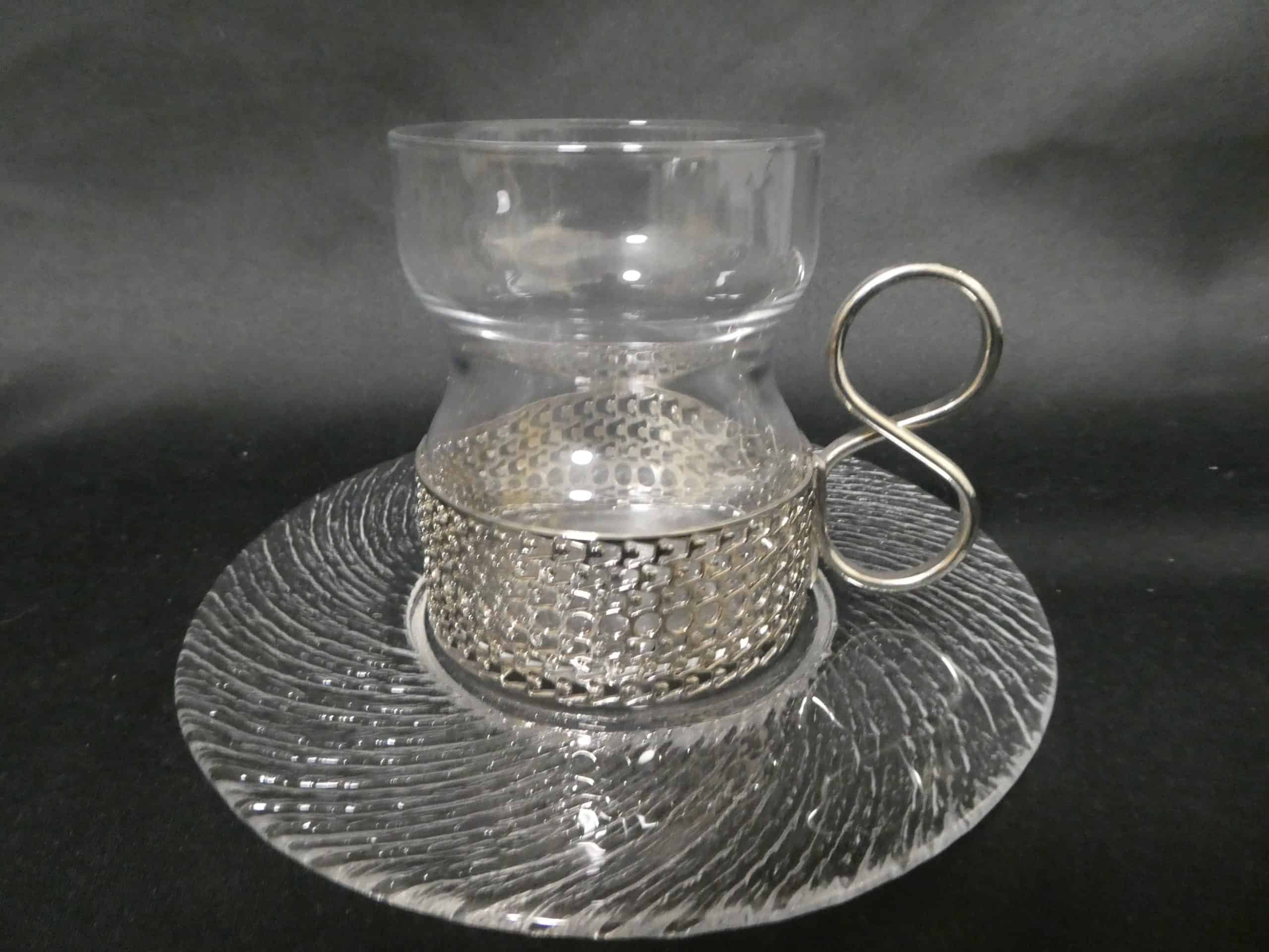 Iittala Tsaikka lasi+alunen Timo Sarpaneva