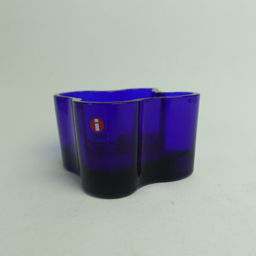 Iittala Aalto kynttilälyhty 55 mm koboltinsininen.