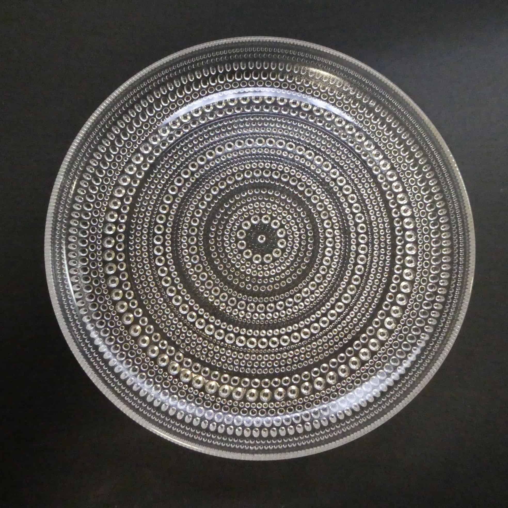 Nuutajärvi/Iittala Kastehelmi pullavati 25 cm kirkas Oiva Toikka.