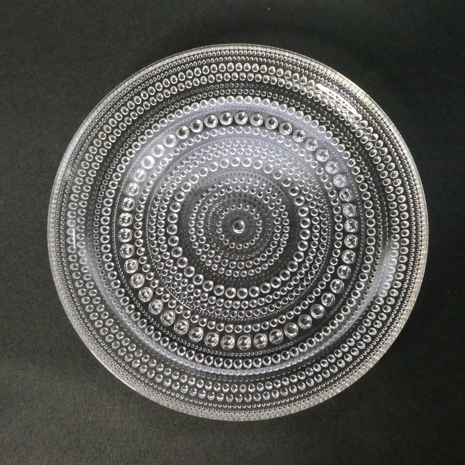 Nuutajärvi Kastehelmi lautanen, kirkas, 175 mm