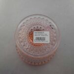 Kastehelmi jalallinen kulho 35 cl, lohenpunainen, Oiva Toikka, Iittala