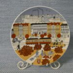 Arabia KTV:n 50-vuotisjuhla seinälautanen, v.1981. Lautasen halkasija 20 cm