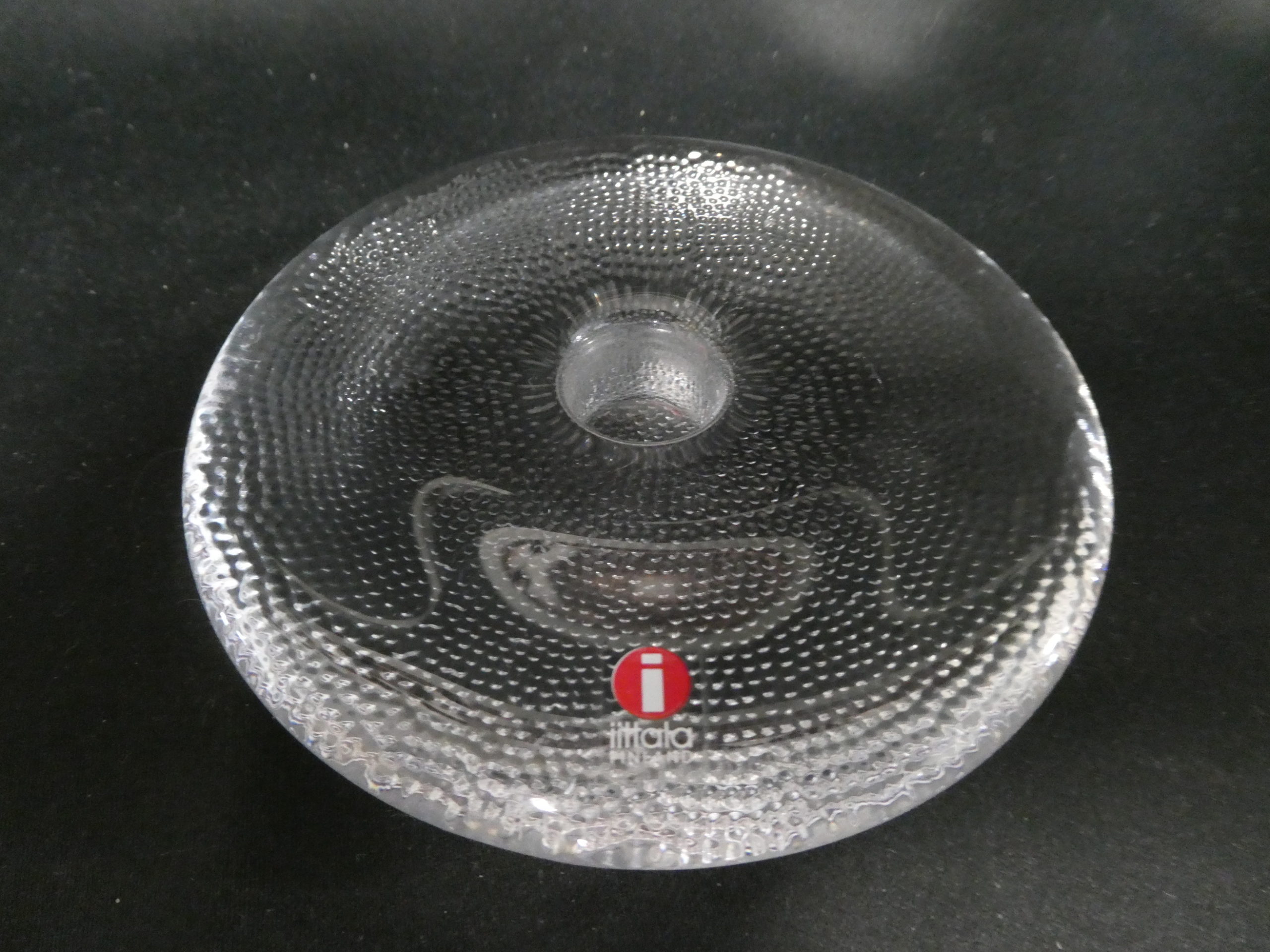 Iittala Nappi kynttilänjalka kirkas Markku Salo.