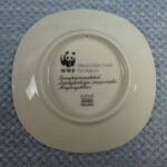 Arabia Punakämmekkä seinälautanen WWF