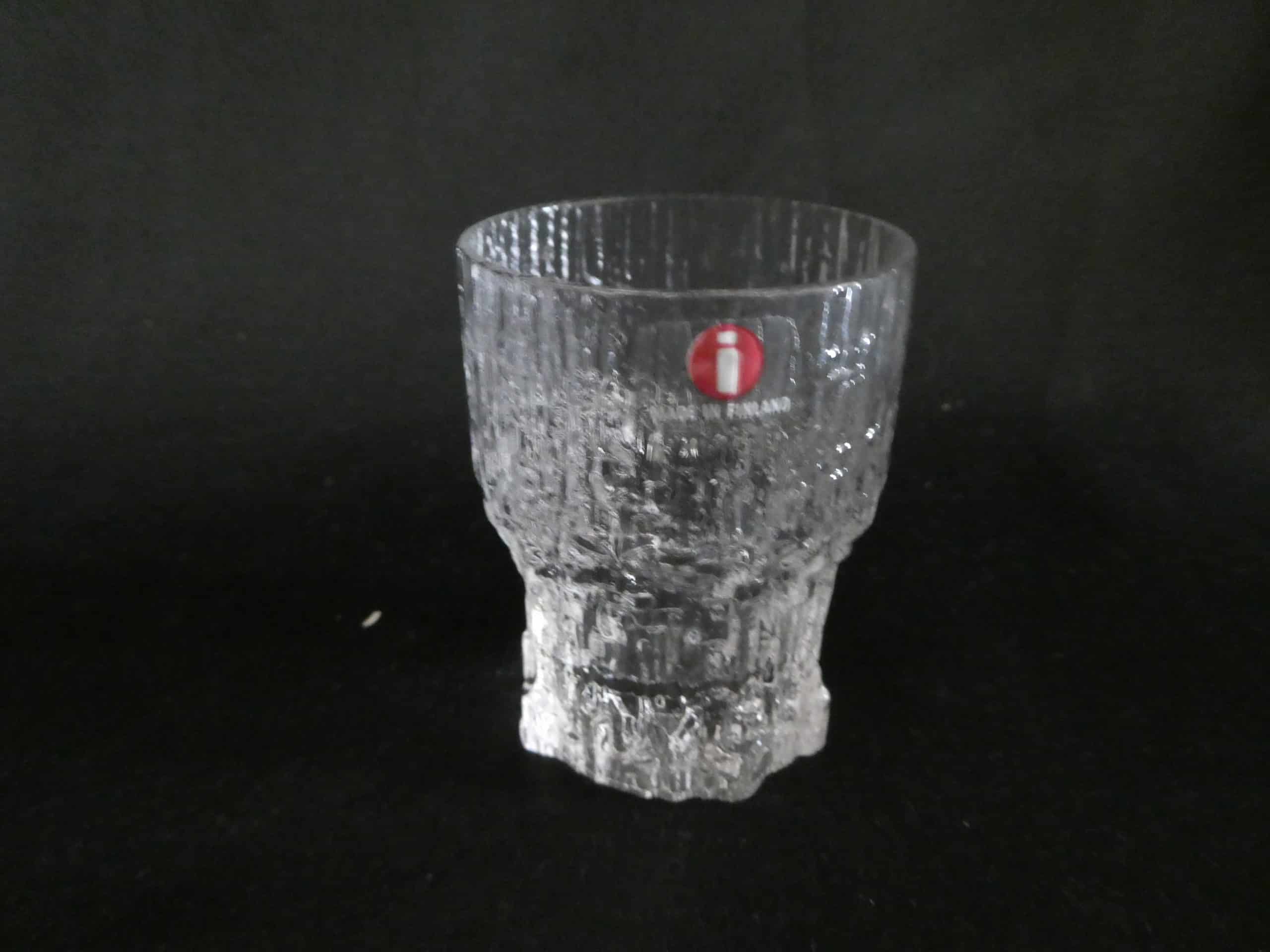 Iittala Aslak snapsilasi 5 cl Tapio Wirkkala.