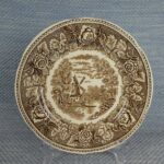 Arabia Maisema lautanen 20 cm ruskea.