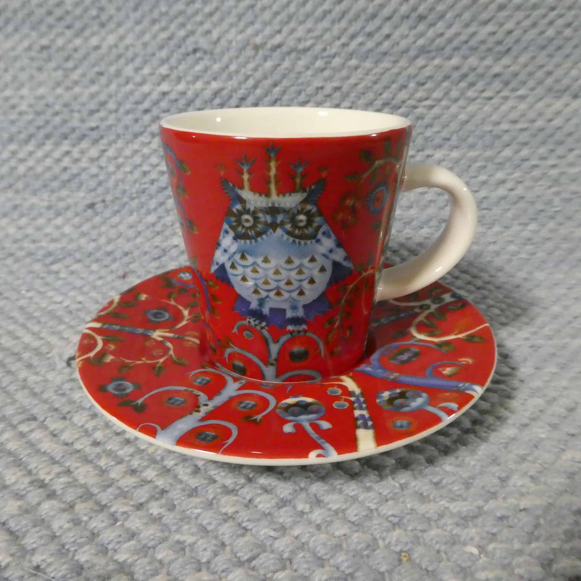 Iittala Taika espressokuppi punainen.