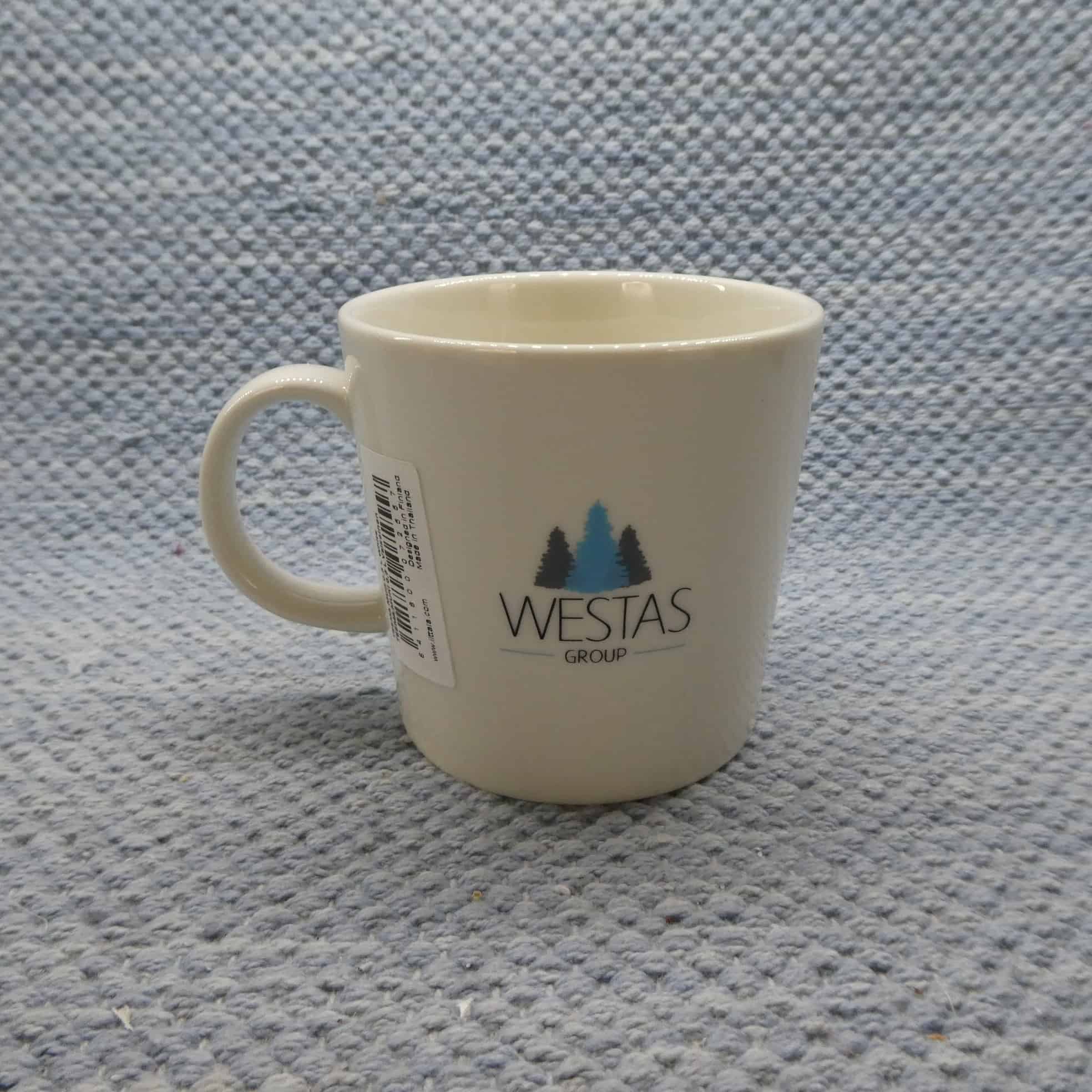 Westas mainosmuki, valkoinen, teema-malli