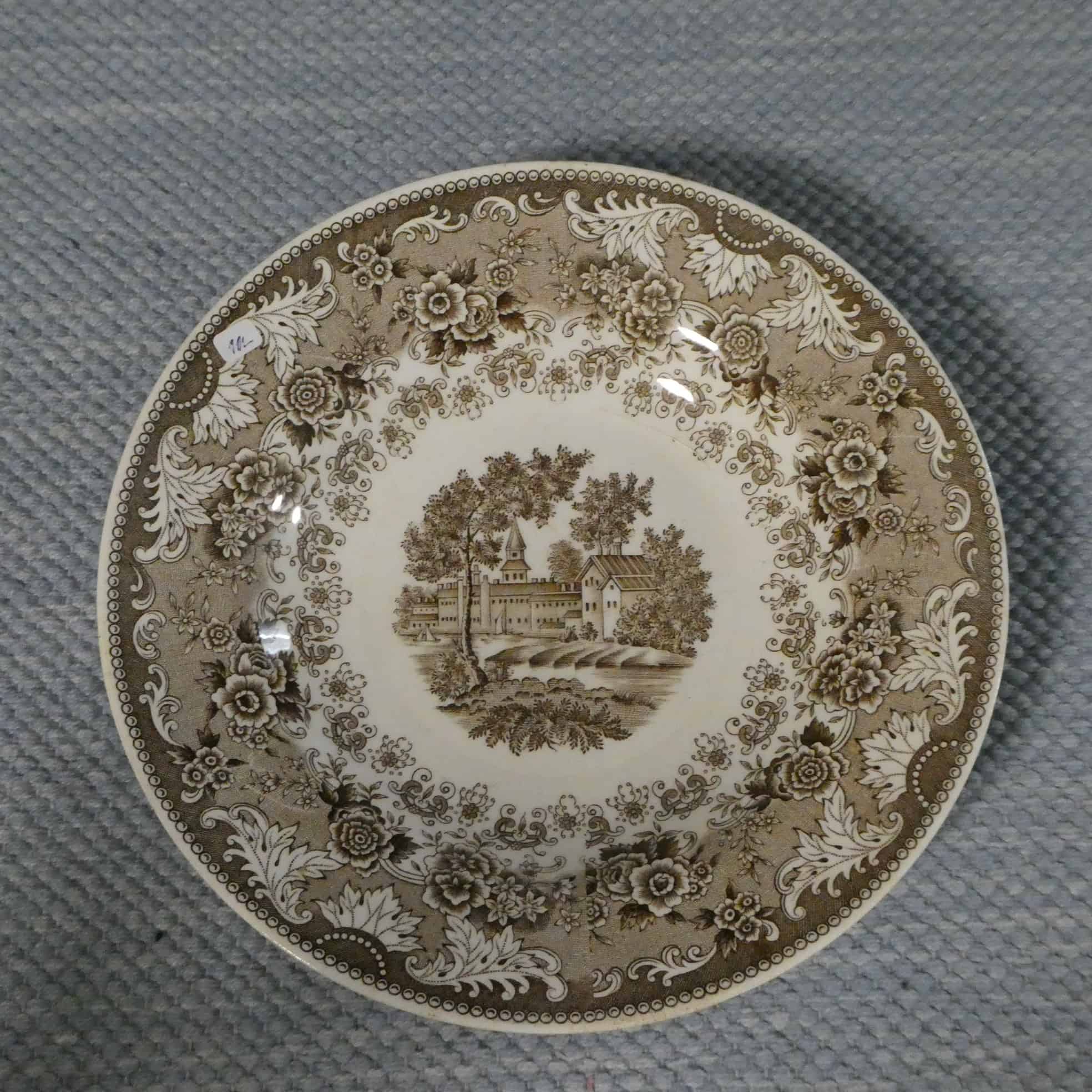 Kent syvä lautanen, ruskea