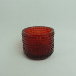 Iittala Kastehelmi kynttilälyhty 64 mm punainen.