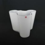 Iittala Aalto maljakko, valkoinen 160 mm