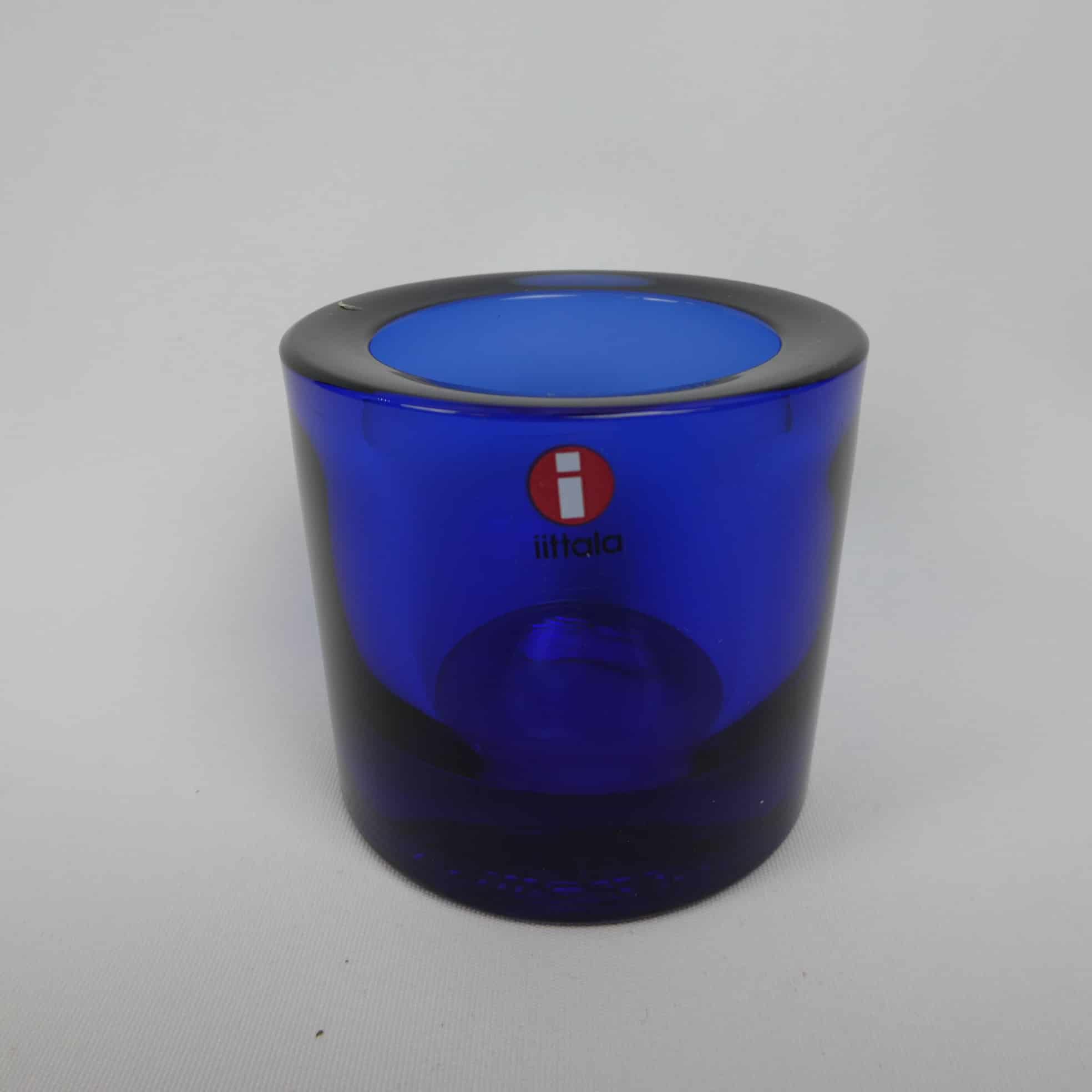Iittala Kivi kynttilälyhty ultramariininsininen