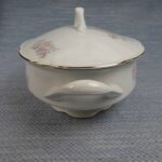 Arabia kannellinen kulho vaaleat ruusut fq-malli