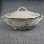 Arabia kannellinen kulho vaaleat ruusut fq-malli